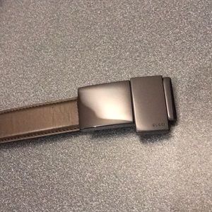 Vintage Brown Leather Gucci Belt